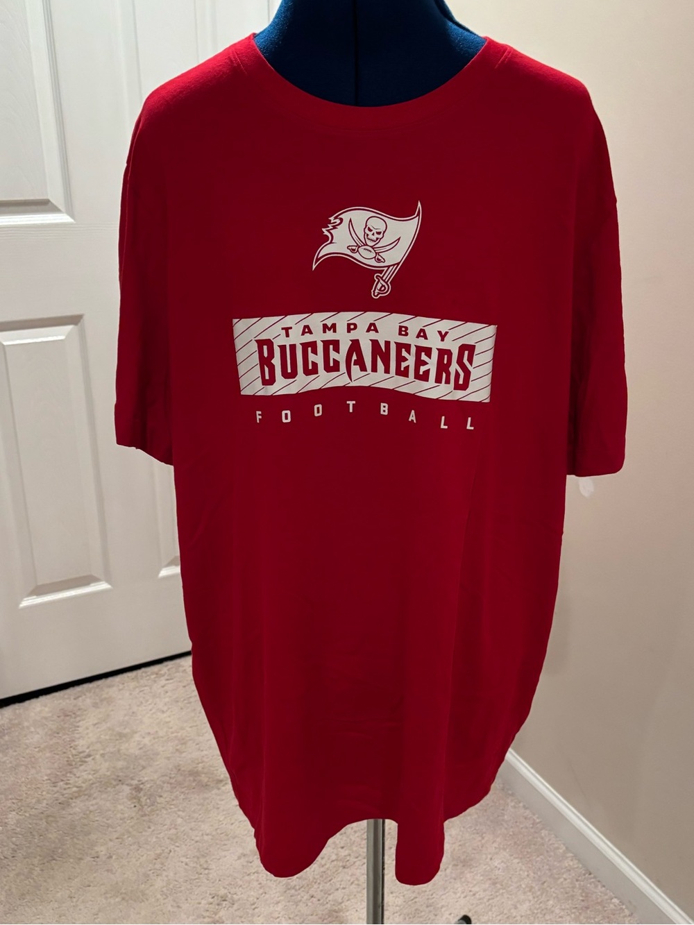 Tampa Bay Buccaneers Red Graphic Tee - Official Team Shirt